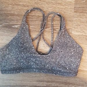 Gently worn speckle Lululemon Bra